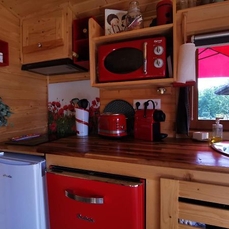 Hostal La Roulotte Du Cagire - 4 Pers - Pyrenees Villeneuve-de-Rivière Exterior foto