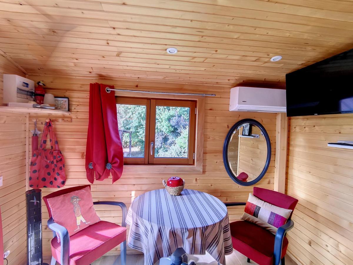Hostal La Roulotte Du Cagire - 4 Pers - Pyrenees Villeneuve-de-Rivière Exterior foto