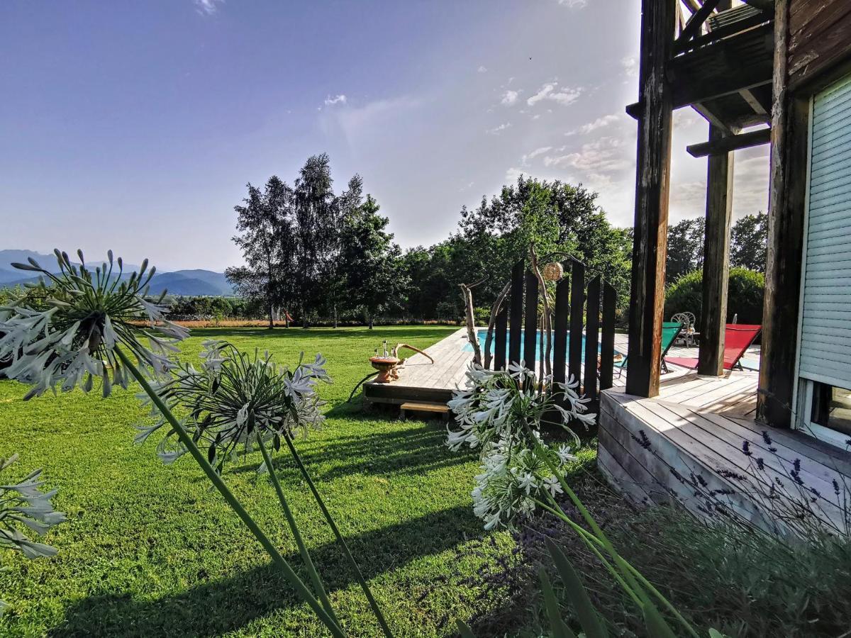Hostal La Roulotte Du Cagire - 4 Pers - Pyrenees Villeneuve-de-Rivière Exterior foto