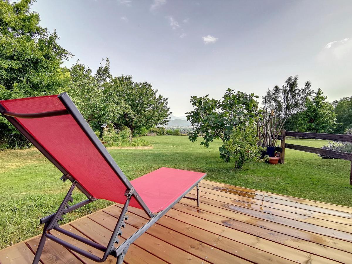 Hostal La Roulotte Du Cagire - 4 Pers - Pyrenees Villeneuve-de-Rivière Exterior foto