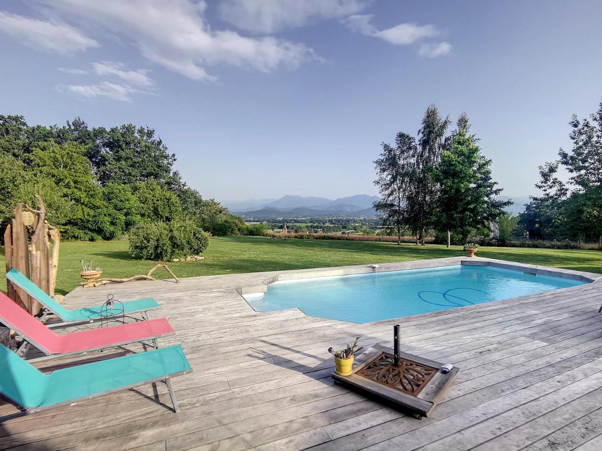 Hostal La Roulotte Du Cagire - 4 Pers - Pyrenees Villeneuve-de-Rivière Exterior foto