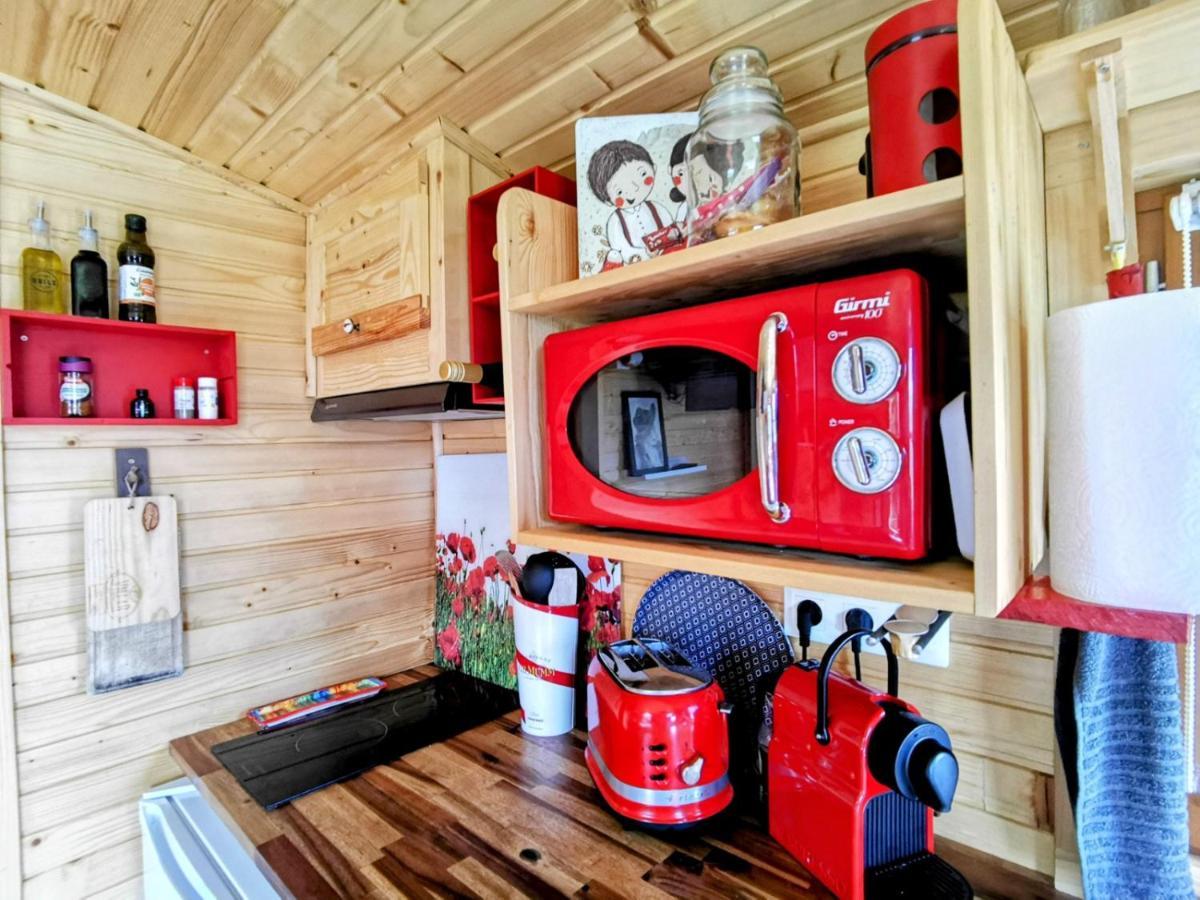 Hostal La Roulotte Du Cagire - 4 Pers - Pyrenees Villeneuve-de-Rivière Exterior foto